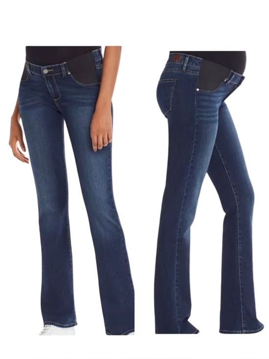 PAIGE Denim - PAIGE Maternity Manhattan Slim Bootcut Jeans “Nottingham” Wash